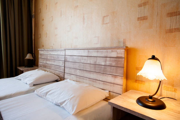 Luxusní moderní detaily z LAPM v hotelovém pokoji. - Fotografie, Obrázek