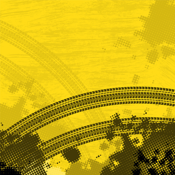 κίτρινο ελαστικών κομμάτι φόντο - Διάνυσμα, εικόνα