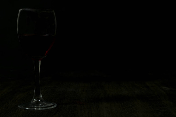 A glass of red wine. - Foto, Imagen