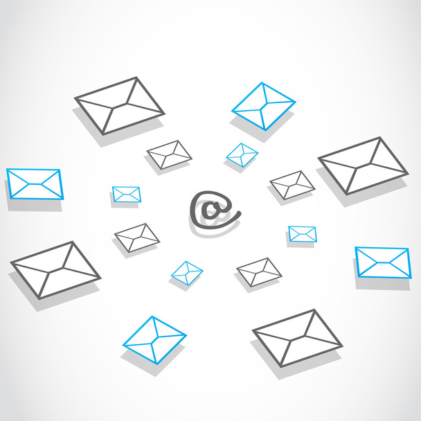 E-mail messaging technology - Vektor, obrázek