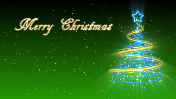 Christmas Tree Background - Merry Christmas 27 (HD) - Footage, Video