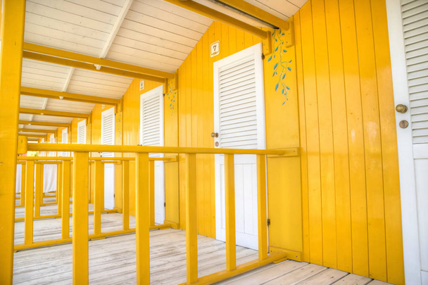 Les cabines colorées de la Versilia
 - Photo, image