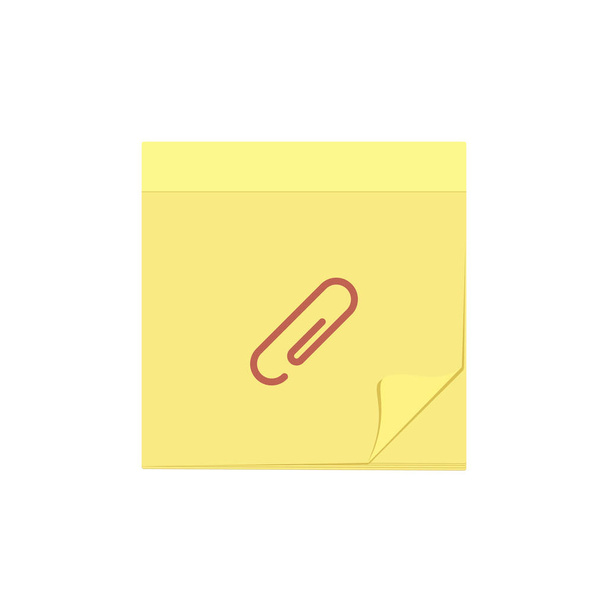 Attache comment message note task icon - Vector, Image