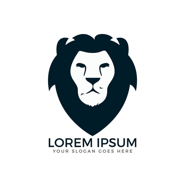 Conception abstraite du logo Lion
. - Vecteur, image