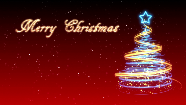 Christmas Tree Background - Merry Christmas 22 (HD) - Footage, Video