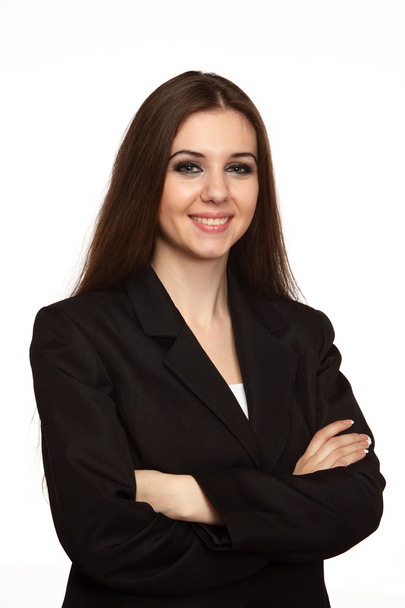 Smiling young business woman - Photo, Image