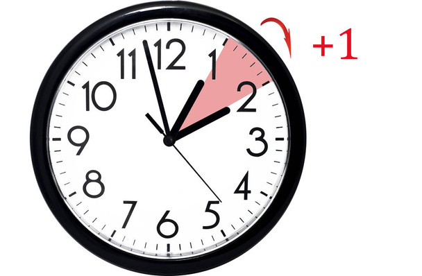 Daylight Saving Time. Change clock to summer time. - Photo, Image