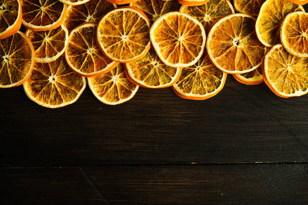 Flatlay with oranges - Photo, Image