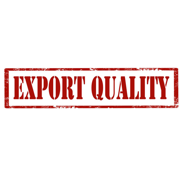 Export kwaliteit-stempel - Vector, afbeelding