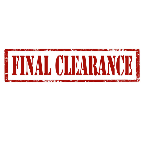 Final Clearance-stamp - Vector, Image