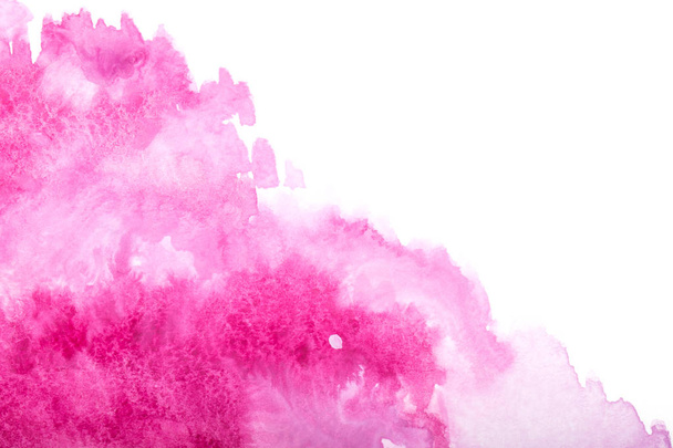 abstract pink watercolor splash stroke background - Valokuva, kuva