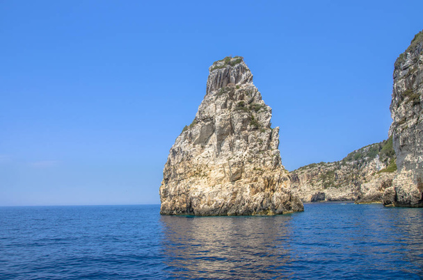 Ortholithos Rock, Paxos, Ionian Sea, Greece - Photo, Image