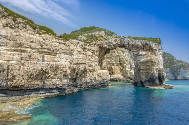Tripitos арка - Камара - острові Paxos острів - Греція - Фото, зображення