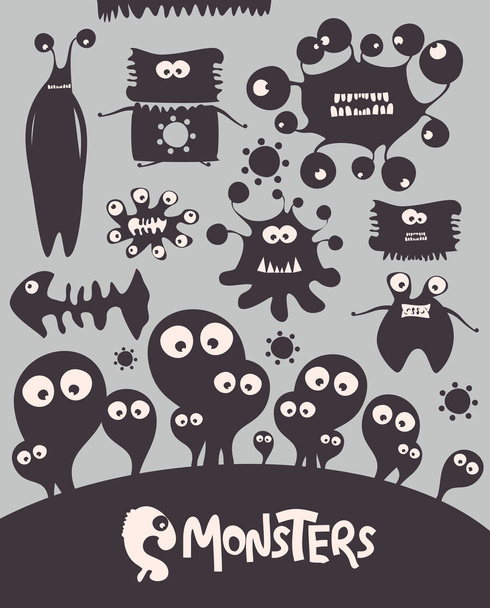 monsters - Vector, afbeelding