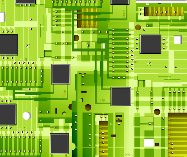 Electronic circuit board - Photo, Image