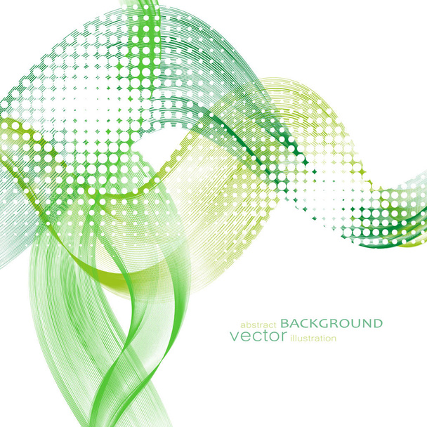 Abstract backgrounds with colorful wavy lines. Elegant wave design. Vector technology. - Vector, Imagen