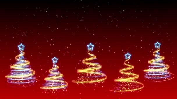 Christmas Trees Background - Merry Christmas 21 (HD) - Footage, Video