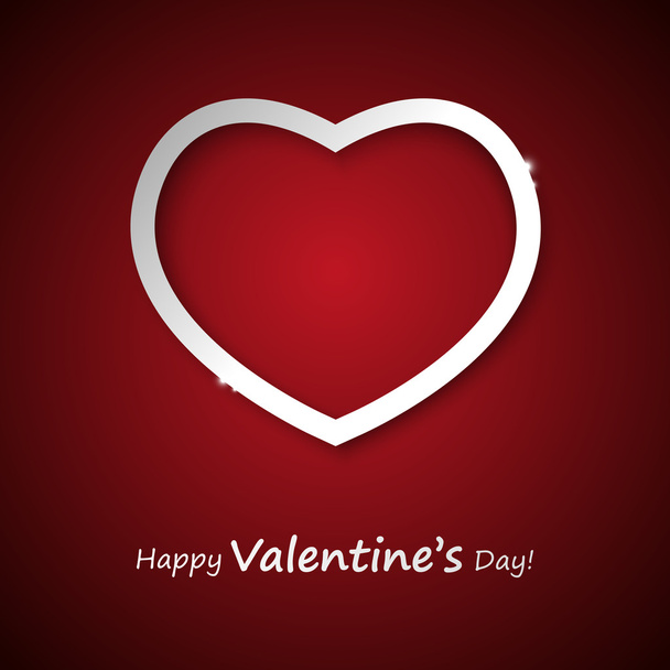 Valentine card - Vector, Image