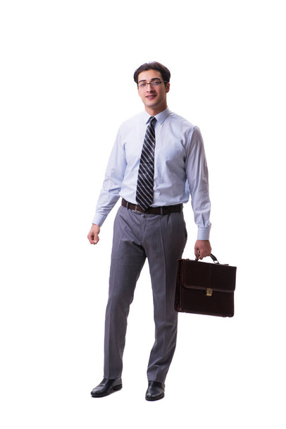 Businessman isolated on the white background - Photo, image