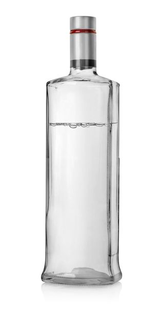 Botella de vodka con tapa
 - Foto, imagen