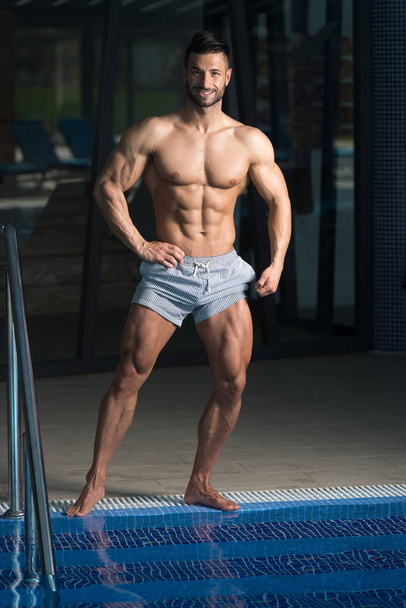 Portrait Of A Muscular Sexy Man In Underwear - Фото, зображення