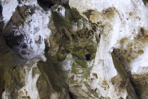 Details und Gesteinsformen auf der Halbinsel Railay, Krabi, Thailand - Foto, Bild