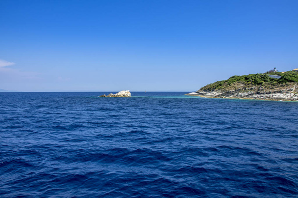 Deniz feneri - Paxos Adası - Yunanistan - Fotoğraf, Görsel
