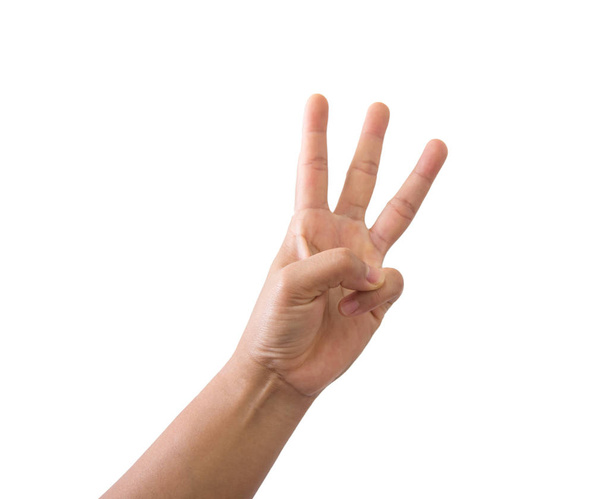Close up hand symbol. - Photo, Image