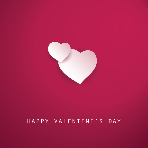 Valentine's Day Card - Vector, Imagen