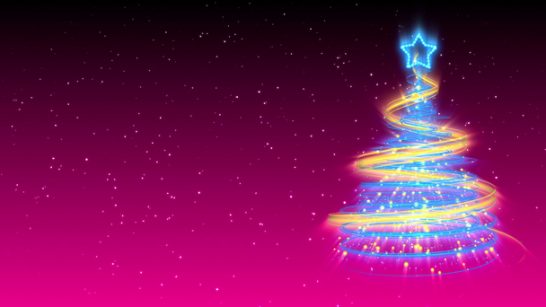 Boże Narodzenie drzewo tło - Wesołych Świąt 19 (Hd) - Materiał filmowy, wideo
