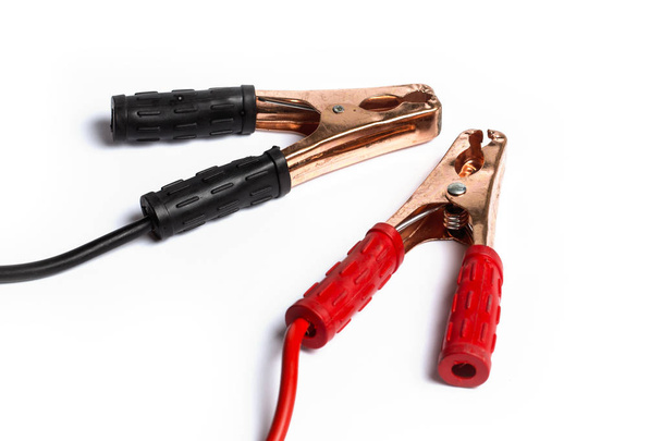 battery jumper cables  - Foto, imagen