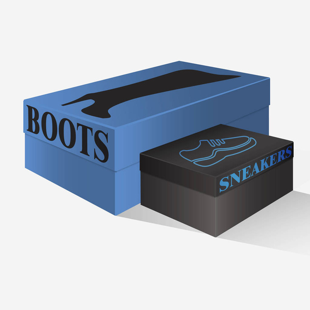 Коробка для обуви
 - Вектор,изображение