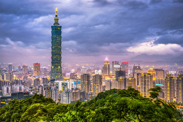Taipei City, Tayvan manzarası - Fotoğraf, Görsel