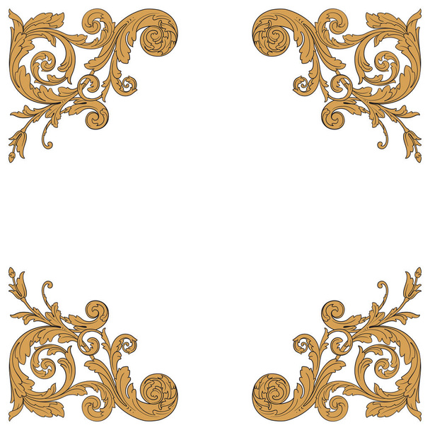 Ornamento barocco vettoriale in stile vittoriano
 - Vettoriali, immagini