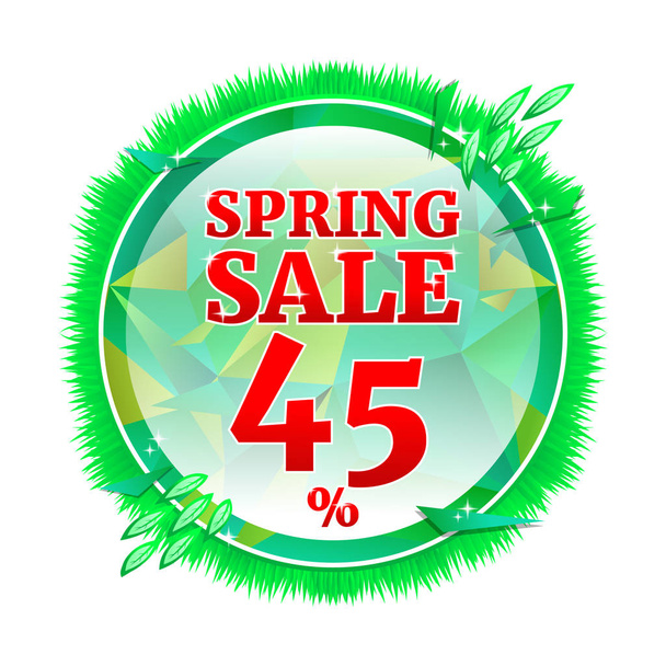 spring sale banner discount  - Διάνυσμα, εικόνα