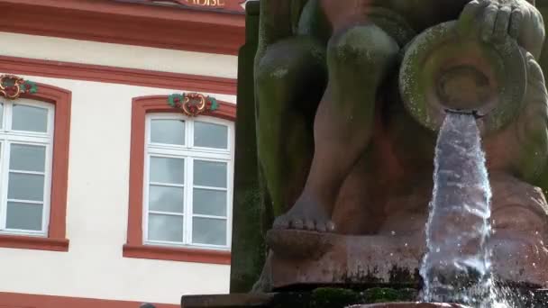 Фонтан и статуя во Франкфурте
 - Кадры, видео