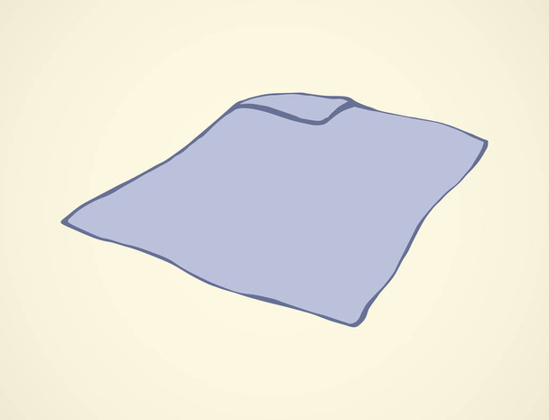 Одеяло. Векторный рисунок
  - Вектор,изображение
