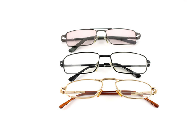 Оптичні окуляри над білим
 - Фото, зображення