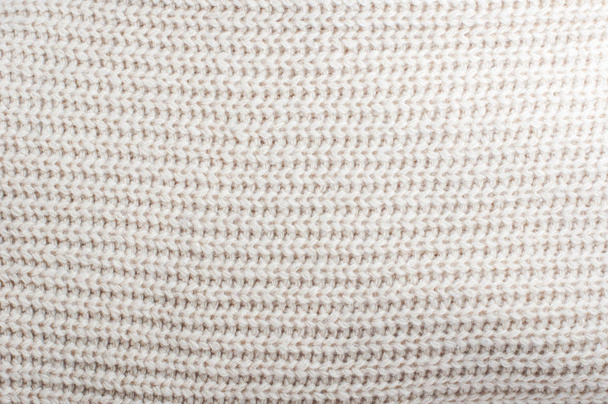 Knit brown yarn ruffle wrinkle texture - Foto, Bild