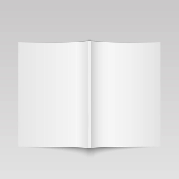 Blank open magazine mock up. Modèle pour votre conception. Vecteur
 - Vecteur, image