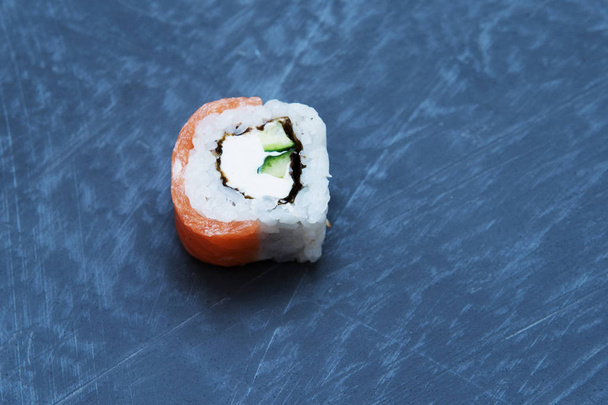 Sushi on black background - Photo, Image
