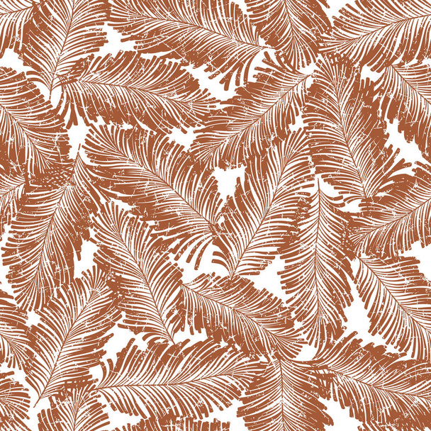tropical plants pattern,I designed a tropical plantThis painting continues repeatedly,It is a vector work, - Vector, Image