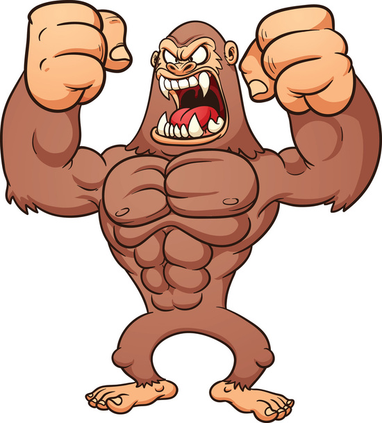 Bigfoot arrabbiato
 - Vettoriali, immagini