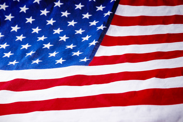 American flag laying - 写真・画像
