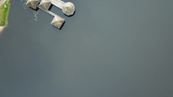 озеро Литва drone антена вид зверху 4 к Uhd відео  - Кадри, відео