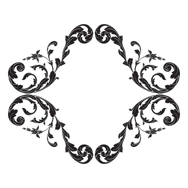 Vektor-Barockornament im viktorianischen Stil - Vektor, Bild