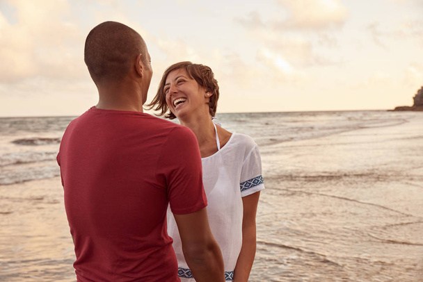 Loving couple laughing with each other - Photo, image