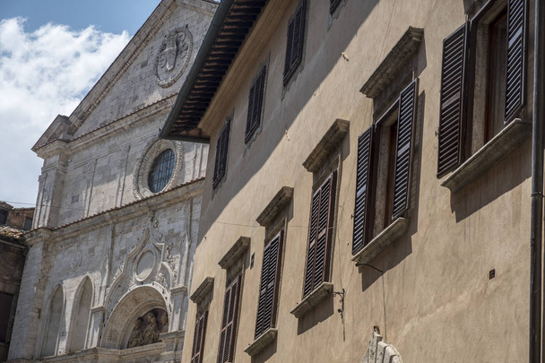 Montepulciano, Siena, Italy: historic buildings - Foto, afbeelding