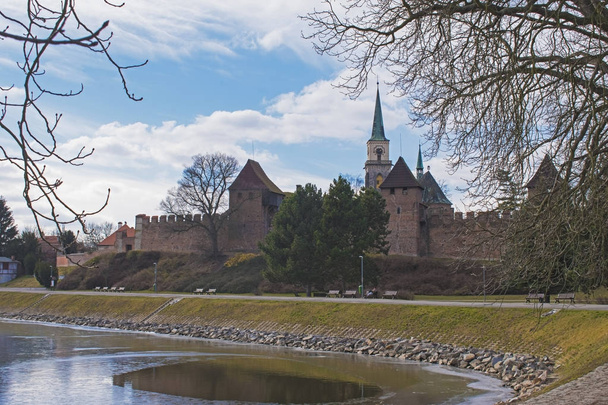 Town fortification in Nymburk, Czech republic - Photo, Image