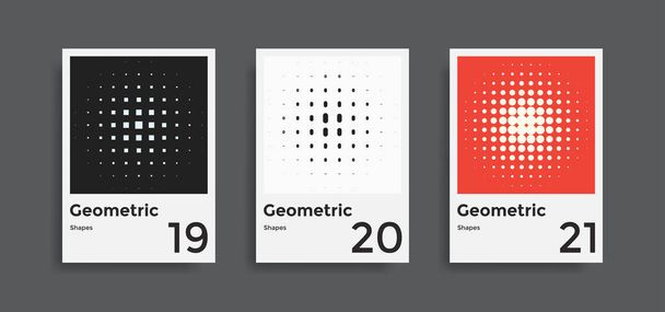 Covers templates-collectie met grafische en geometrische vormen  - Vector, afbeelding